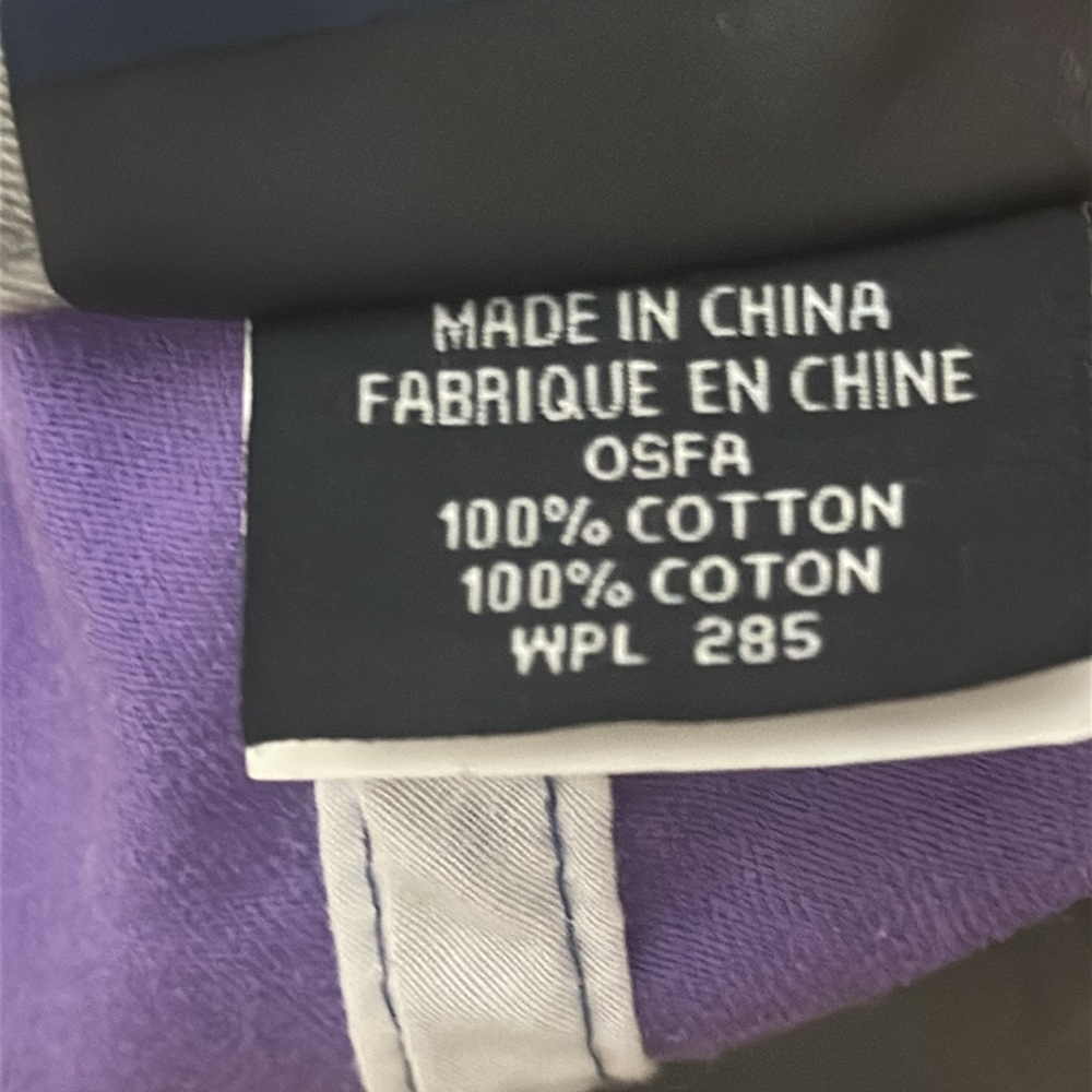 True Religion Purple with white logo Cotton adjustable Cap - Picture 8 of 9